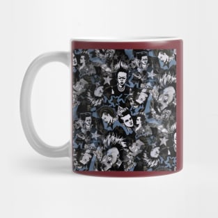 Punk and Stars Toile: Denim Mug